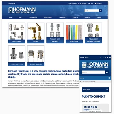 Hofmann Fluid Power website