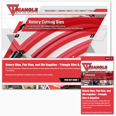 Triangle Dies and Supplies website